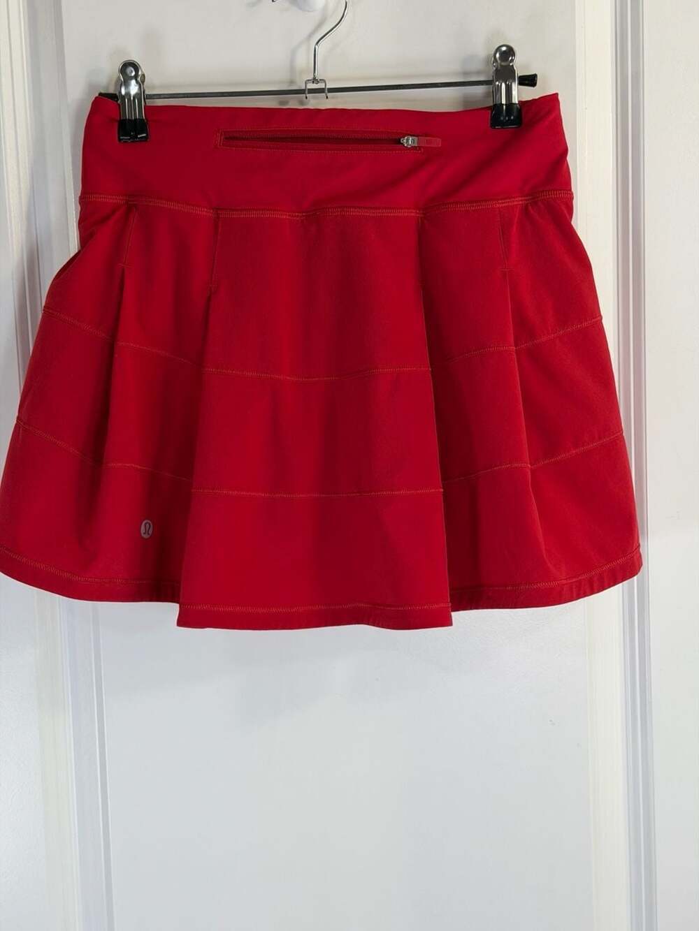 Lululemon Pace Rival Mid-Rise Skirt in Dark Red Size 2 - Picture 4 of 6